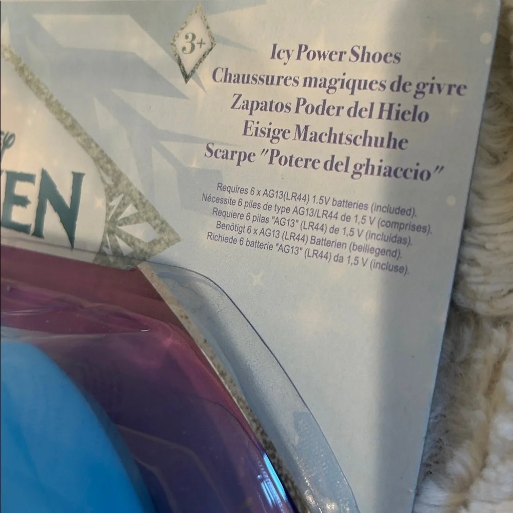 Disney Frozen Icy Magic Blue White Icy Princess Shoes kids size 4-6 new girls